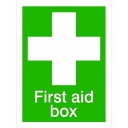 House Nameplate Co First Aid Box - 15x20cm - STX-742524 