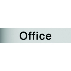 House Nameplate Co Metal Effect Office - 5x22.5cm - STX-742603 