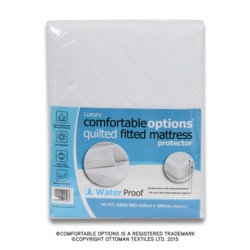 Comfortable Options Waterproof Mattress Protector Kb - STX-781570 