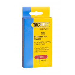 Tacwise Tacker Staples (91) - 15mm - STX-784020 
