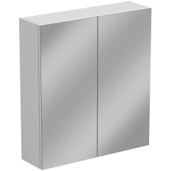 SP Sherwood White Double Door Mirror Wall Unit 500mm - W - 500mm H - 660mm D - 185mm - STX-798101 