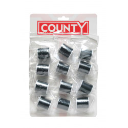 County Sewing Thread Black - Card 12 - STX-799223 