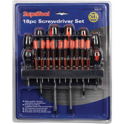 SupaTool Screwdriver Set - 18 Piece - STX-805946 