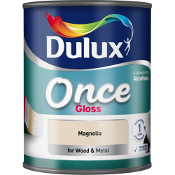 Dulux Once Gloss 750ml - Magnolia - STX-811095 