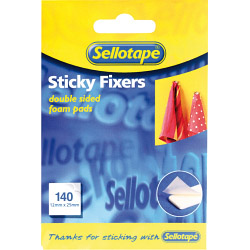 Sellotape Sticky Fixers - Permanent - 140