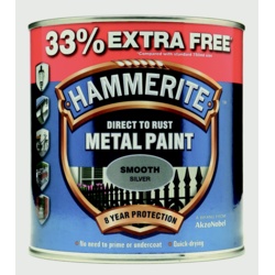 Hammerite Metal Paint Smooth 750ml + 33% Free - Silver - STX-826013 