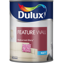 Dulux Feature Wall Matt 1.25L - Redcurrant Glory - STX-827424 