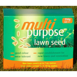 Johnsons Lawn Seed Multi Purpose - 250g Carton Patch-Pack - STX-843840 