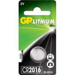 GP Lithium Button Cell Battery - CR2016 Single - STX-856953 