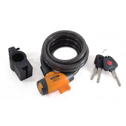 Sport Direct Cable Lock - Black - 10mm x 185cm - STX-874137 