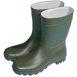 Town & Country Essentials Half Length Wellington Boots - Green - UK Size 3 - Euro Size 36 - STX-878800 