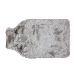 Hearth & Home 2 Litre Hot Water Bottle with Cover - Grey - STX-878901 