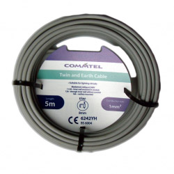 Commtel Twin and Earth Cable 5m 1mm - STX-880160 