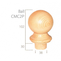 Cheshire Mouldings Ball Cap Half Pine 724530