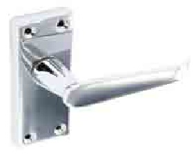 Chrome flat internal pack. Contents 1 set of latch handles 1x63mm mortice latch. 1 pair 75mm Chrome plated Hinges - DP2706