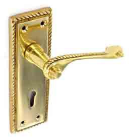 Georgian lock handles 150mm - S2100
