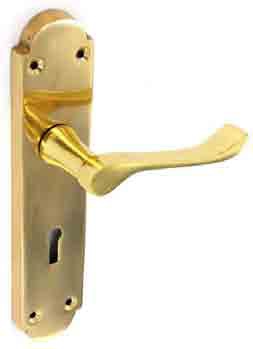 Victorian regency lock handles 200mm - S2212