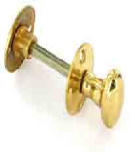 Brass thumbturn for 5mm spindle - S2544 - DISCONTINUED 
