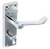 Chrome scroll bathroom handles 150mm - S2702