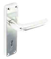 Aluminium lock handles bright 150mm - S3104