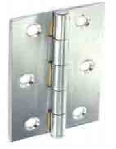 Loose pin butt hinges Chrome plated 75mm - S4322