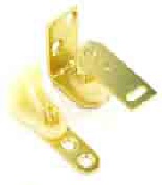 Gravity/Caf door hinges Brass plated - S4430