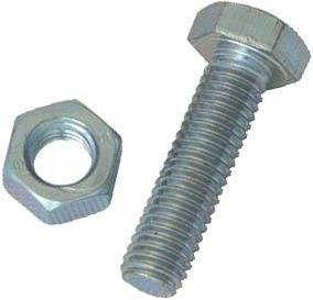 Silverline - HEX BOLTS & NUTS (75PCE PACK) - 228543