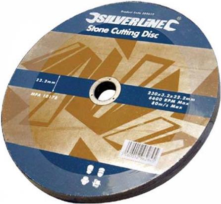 Silverline - STONE CUTTING DISCS FLAT (230 X 22.2 MM) - 380650