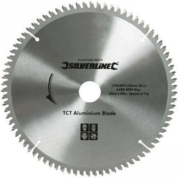 Silverline - TCT ALUMINIUM BLADE (250X30MM 80T) - 456915