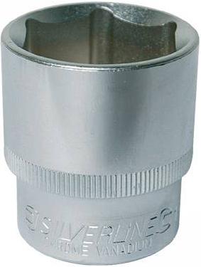 Silverline - 1/2INCH SQUARE DRIVE IMPERIAL HEX SOCKETS 1INCH - 398770