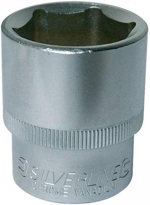 Silverline - 1/2INCH SQUARE DRIVE METRIC HEX SOCKETS 17MM - 721677