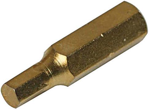 Silverline - HEX 10PK 25MM GOLD BIT 2.5MM - 580428 - SOLD-OUT!! 