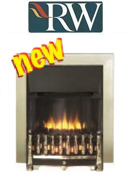 Robinson Willey Supereco Classic Electric Fire - Brass