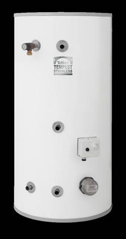 Tempest Stainless Cylinder Direct 170L - 258283