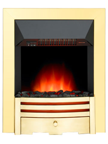 Valor Prelude Electric Fire - Brass - 143282BS - DISCONTINUED 