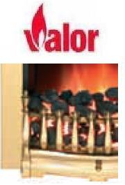 Valor Blenheim Long Lite Electric Fire - Brass - 143281BS