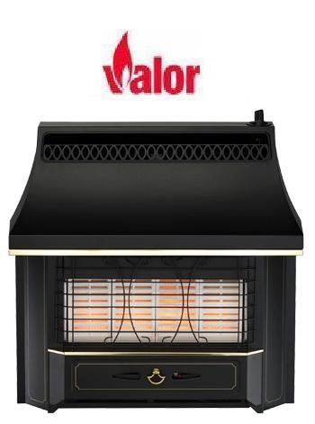 Valor Black Beauty Radiant Oxysafe Outset Gas Fire - Manual Control - 109955