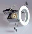 Mains 204V Recessed Fixed Downlights White - DGZ10W