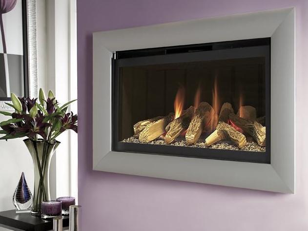 FLAVEL Rocco BF (Balanced Flue) Silver and Black with Remote - 109723BS