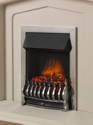 FLAVEL Ultiflame Electric - Traditional (Electrical Fire) - Silver - 143855CP