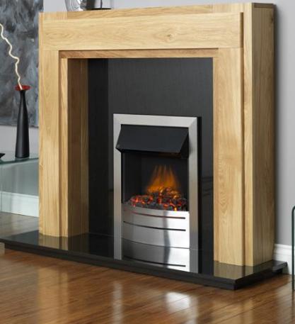 FLAVEL Ultiflame Electric - Contemporary (Electrical Fire) - Silver - 143864SS
