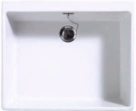 Sudbury 1.0B Sit - In Ceramic Kitchen Sink White - G12267 - SOLD-OUT!! 