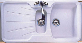 Astracast Korona 1.5B Rok Kitchen Sink Sylvanite Grey - G12314 - SOLD-OUT!! 