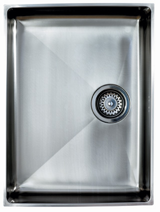 Onyx 4054 Large Bowl Inset Sink with Chrome Waste - G12963 - SOLD-OUT!! 