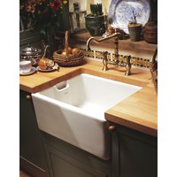 Belfast 1.0B Traditional Ceramic Kitchen Sink White - G64050 - SOLD-OUT!! 