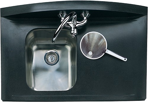 Roma Neostone 1.5B Right Hand Drainer Kitchen Sink - G66501