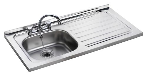 Leisure Sink Contract 1.0B RHD Square Front Sink - G66552