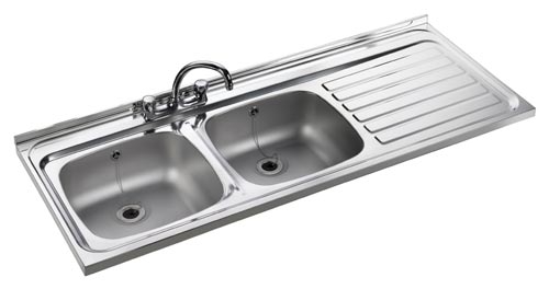 Leisure Sink Contract 2.0B RHD Square Front Sink - DISCONTINUED - G66865