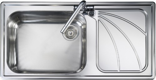 Rangemaster Chicago 1.0B Right Hand Kitchen Sink - DISCONTINUED - G70253