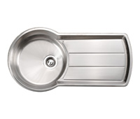 Rangemaster Keyhole 1.0B Kitchen Sink & Waste KY10001-G66871